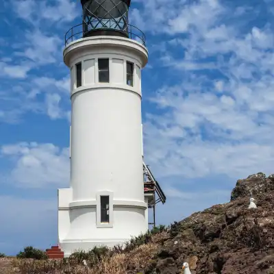 a close up of a tower