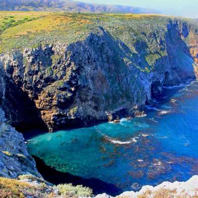 a view of a rocky mountain