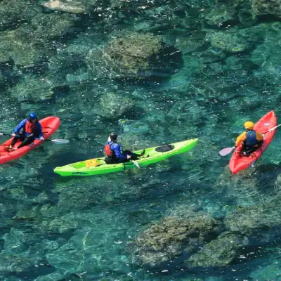 a person in a pool of water