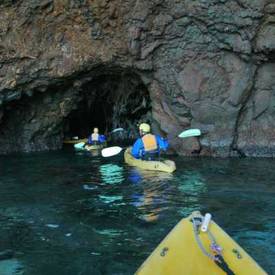 a person in a pool of water
