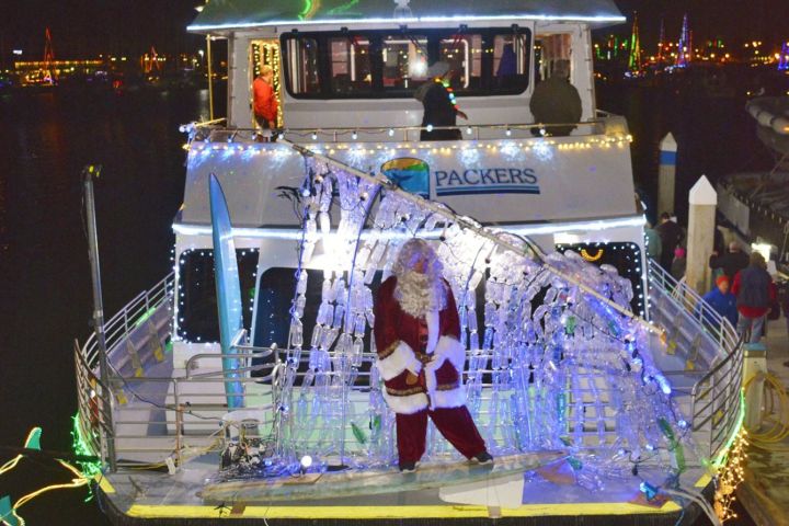 a cake made to look like a boat